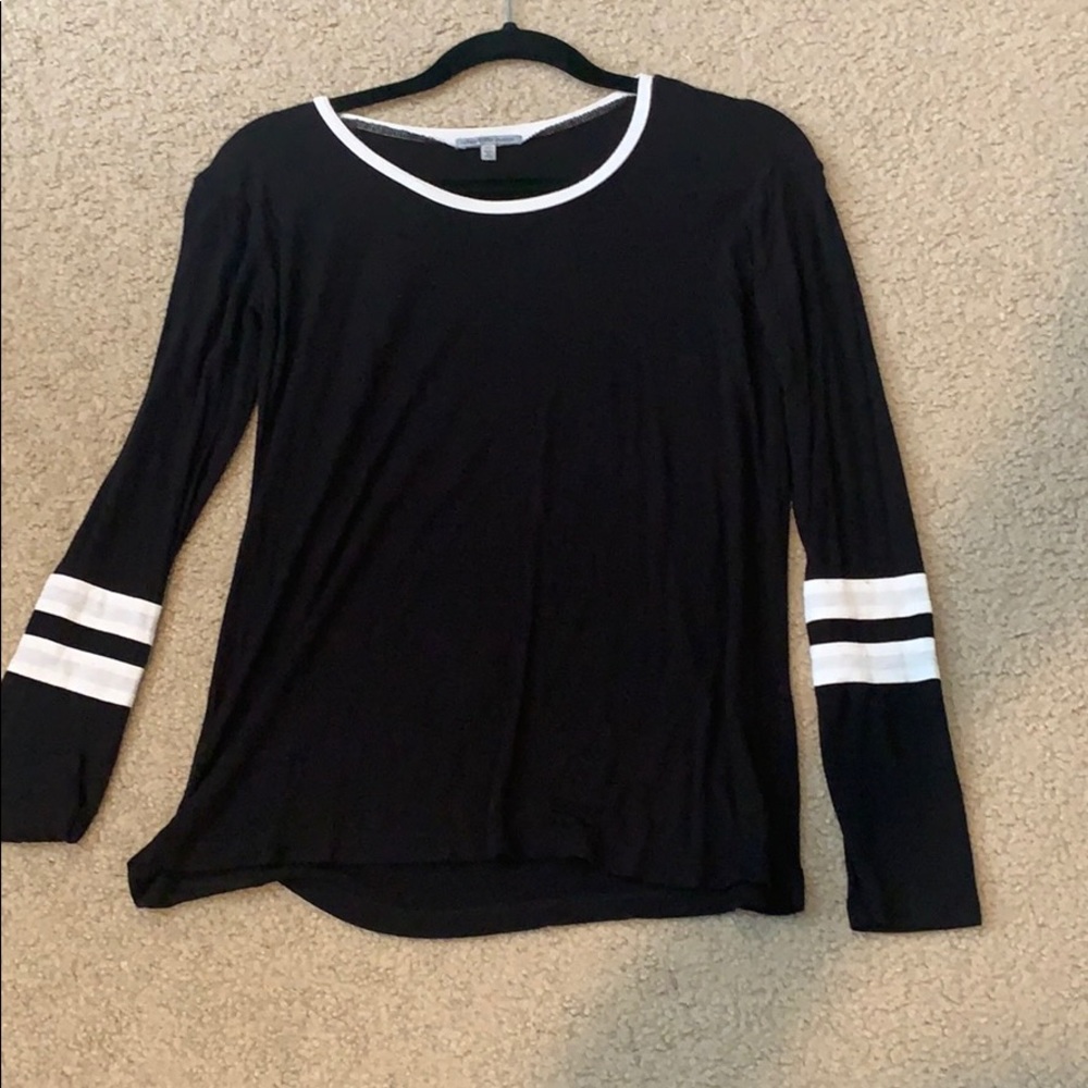Black Baseball Tee